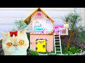 Rescue a Cat !  How to make  Amazing Wooden house for kittens and pets