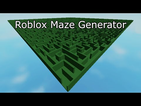Roblox Maze Generating Algorithm (Info in desc)