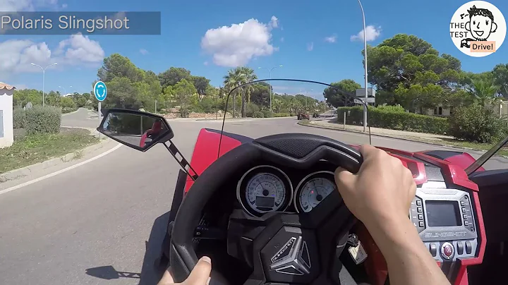 3 wheel F1!! Polaris Slingshot POV test drive, enjoy engine SOUND!!