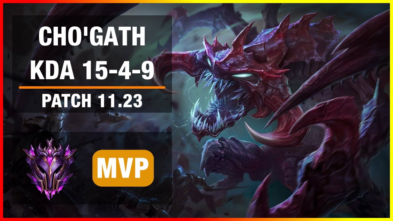 lol replays, cho'gath, cho'gath vs viego, mid, patch 11.23, cho&a...