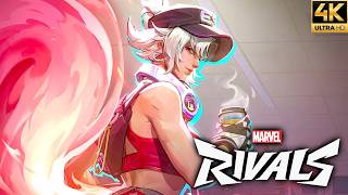 Marvel Rivals - White Fox Yoon Ji-Woo The Leader Skin Gameplay Showcase 4K 60Fps