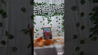 Shradhanjali Decoration Death Ceremony RIP Decoration by White color #Decoration #yoytubeshorts