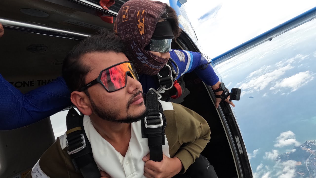 13000 Feet Skydiving In Thailand - Trade with Harshit Garg ✈️ Best Experience in Bangkok