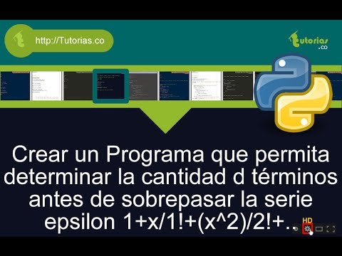 ciclo while -- python (sobrepasar serie matematica Epsilon)