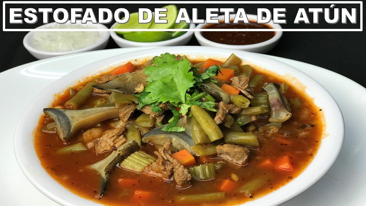 Estofado de Aleta de atún estilo Sinaloa