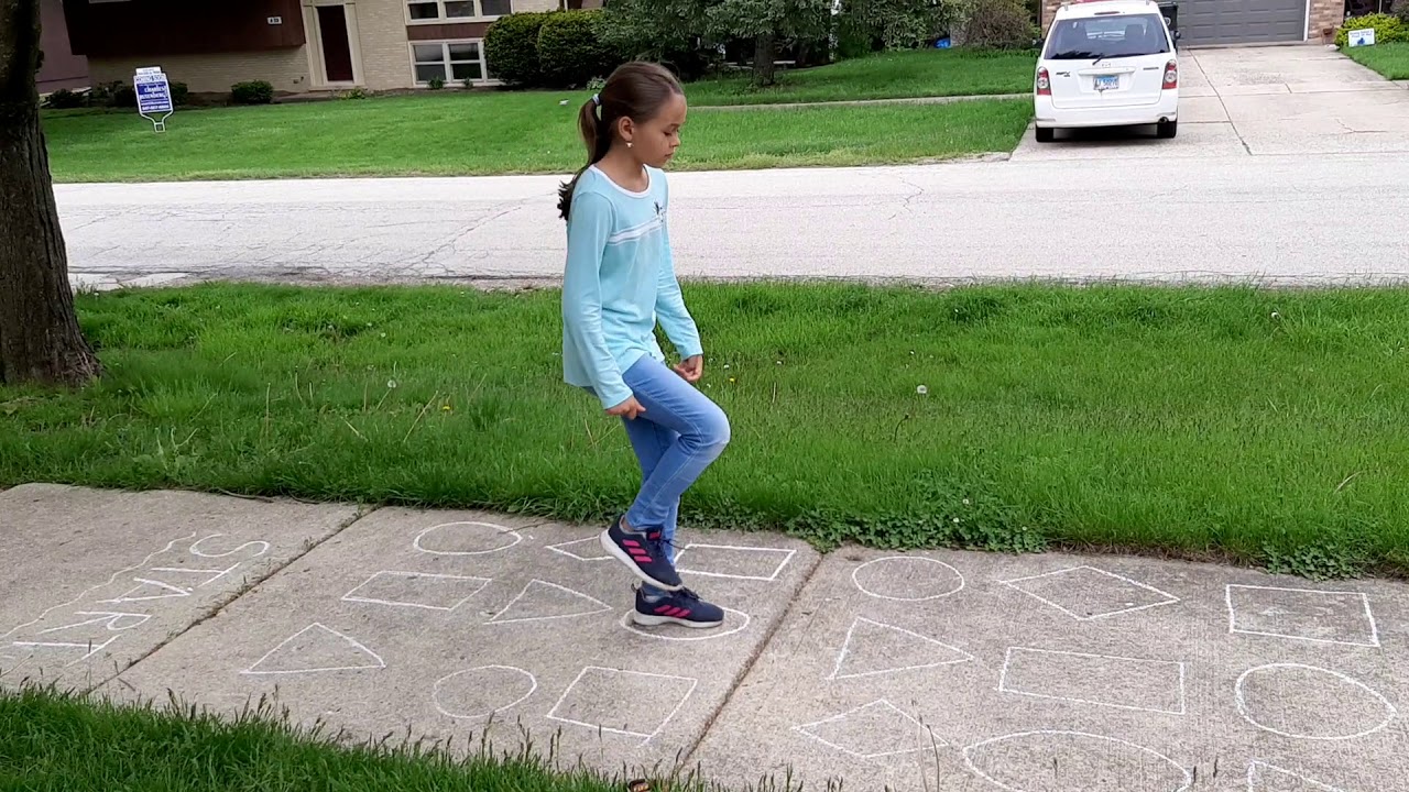 sidewalk chalk games YouTube