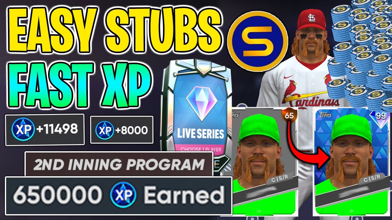 SIM METHOD is BACK!? FAST XP and EASY STUBS! Level Up BALLPLAYER Easy and FAST! MLB The Show 21