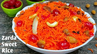 #ZardaSweetRice Ramadan Special Best Dessert Zarda Recipe |Muslim's Wedding Recipe #TastyFood#Shorts