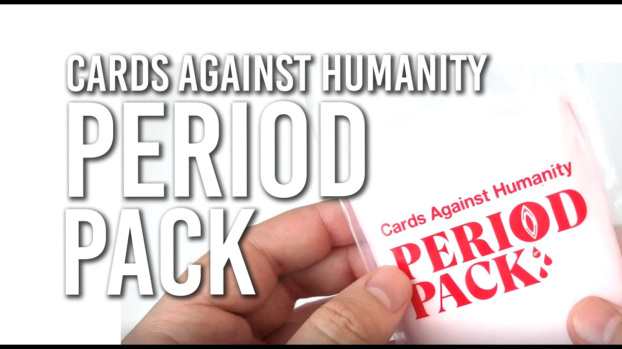 Cards Against Humanity Period Pack Sealed NEW 30 Card Limited Edition Expansion 