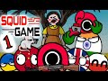 Countryballs school  squid game first part part 4