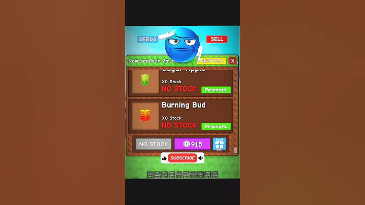 Rate This New Burning Bud Seed 1-10! 😱 Grow A Garden #shorts #roblox #growagarden