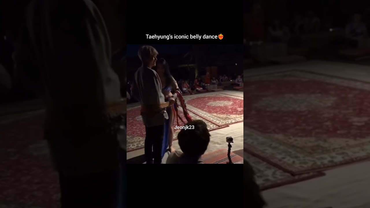 v's belly dance 🔥 
