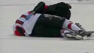 Mark Bell Hits Daniel Alfredsson