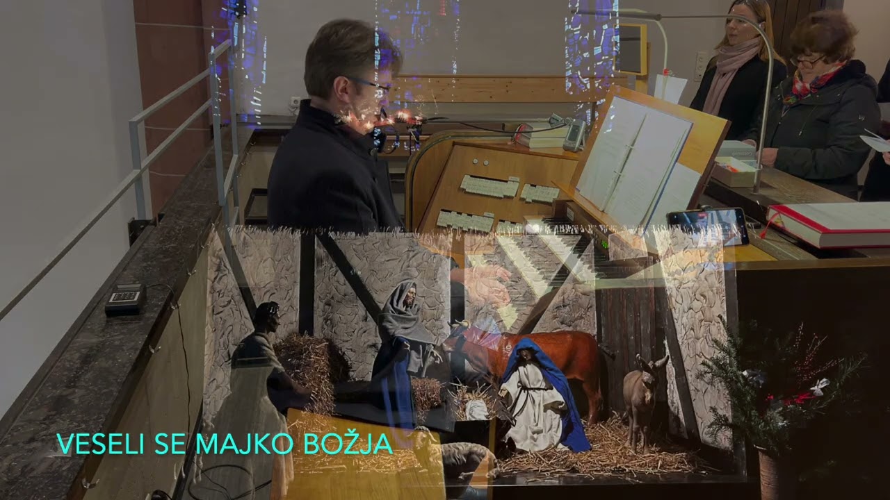 VESELI SE MAJKO BOŽJA, božićna popijevka, (orgulje & puk)
