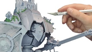 Making a CUSTOM Sisters of Battle KNIGHT for 40k!!
