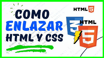5. COMO ENLAZAR HTML con CSS 🔴 Como vincular HTML con CSS en Visual Studio Code
