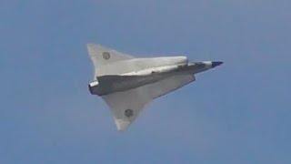 Saab J35 Draken (SWE) Display - Airpower 22 - Friday