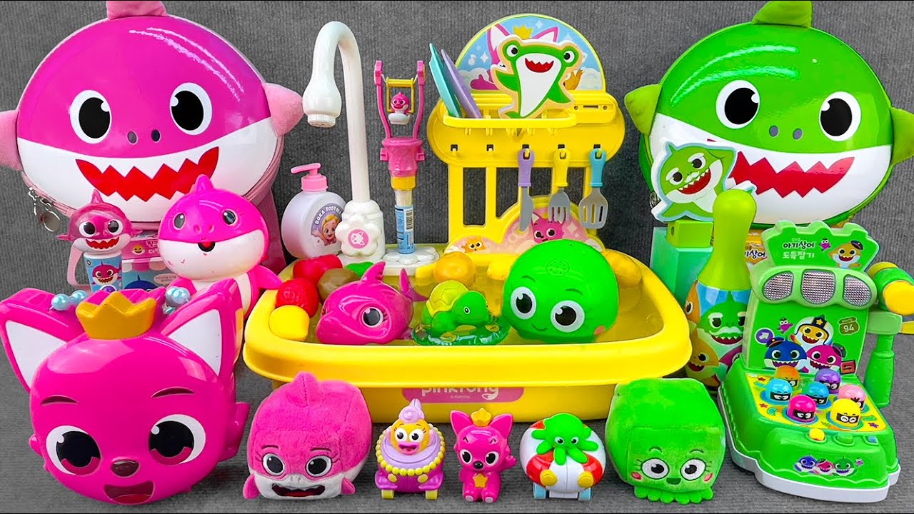 94 Minutes BABY SHARK Collection Unboxing - Satisfying Unboxing (ASMR)