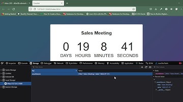 9. Serving Coundown from local Storage | JavaScript Countdown Project Tutorial