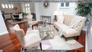 Priced at $285,000 - 506 Sutherland Avenue, Indianapolis, IN 46205