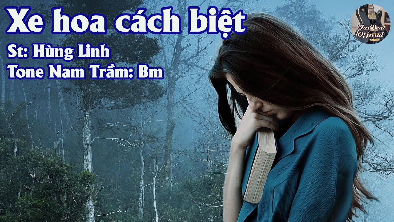 Karaoke Xe Hoa Cách Biệt Tone Nam Trầm | TAS BEAT