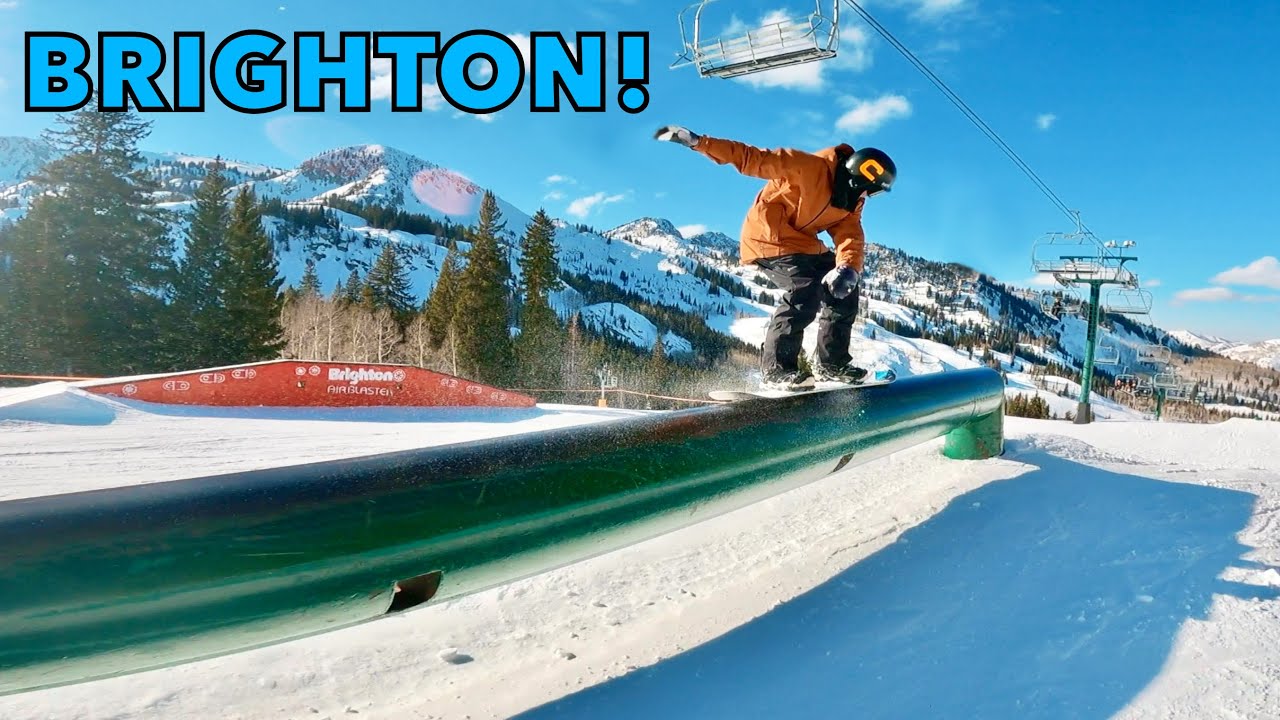 Snowboarding at BRIGHTON RESORT 2022! YouTube