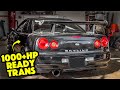 We Swapped A SKYLINE R34 With A 350Z Manual Transmission! (The Strongest Nissan Gearbox!)