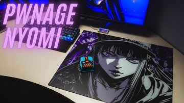 INSANE glass mousepad with STUNNING ART! - Pwnage Nyomi Review