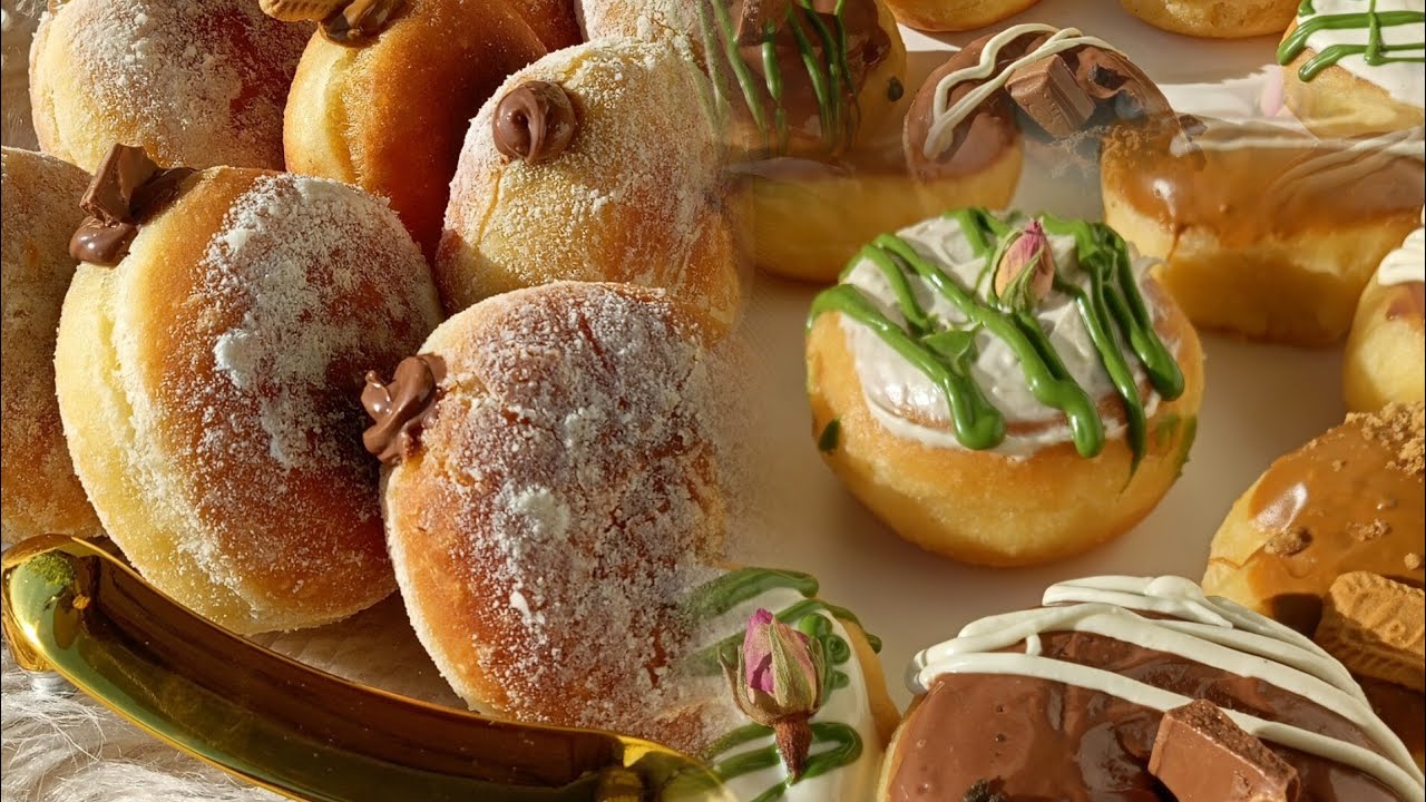 طريقة عمل دونتس بونبوني هش في البيت: سر العجينة القطنية 🍩✨