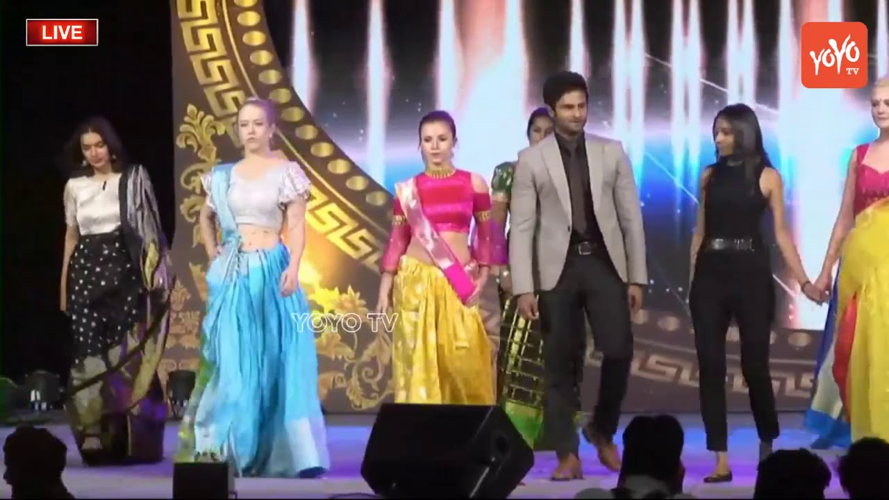 Actor Sudheer Babu Ramp Walk American Beautiful Ladies @ American ...