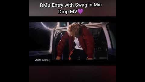 Mic Drop MV vs Reality in RM