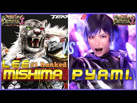 T8 LEEMISHIMA 1 Ranked Armor King Vs PYAMI Reina Tekken 8 DLC Armor King Day 2
