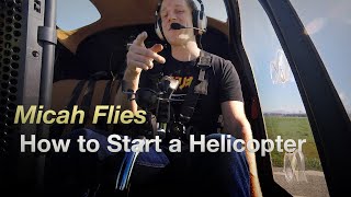 Helicopter Startup And Takeoff -  Enstrom 280C