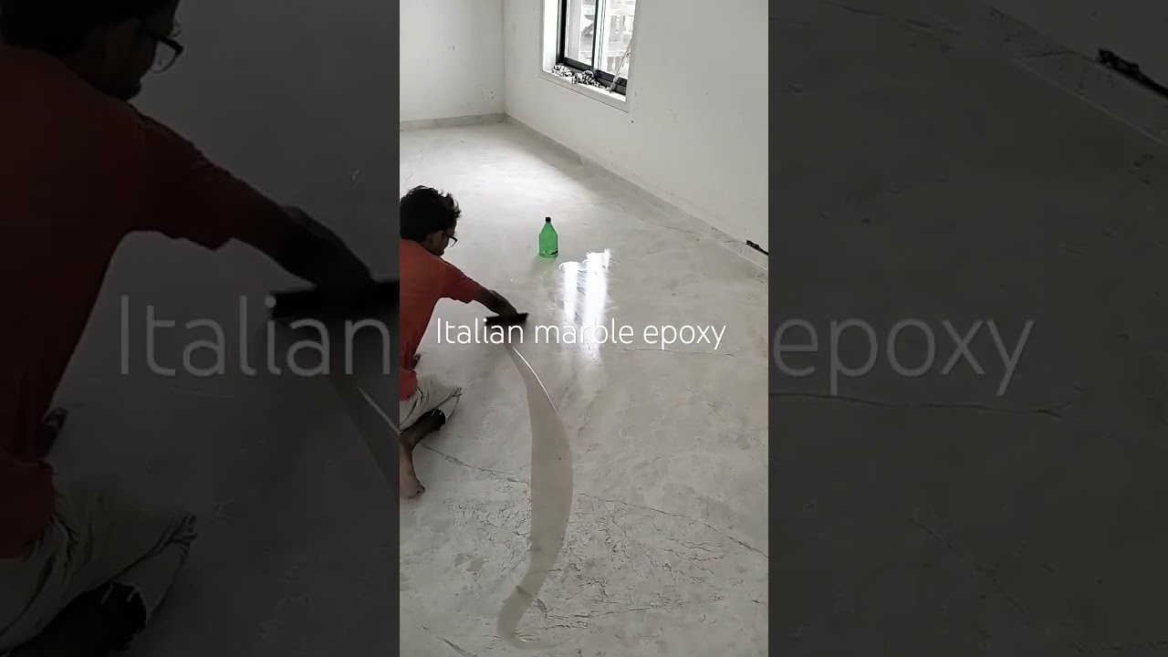 Italian marble epoxy filling service
