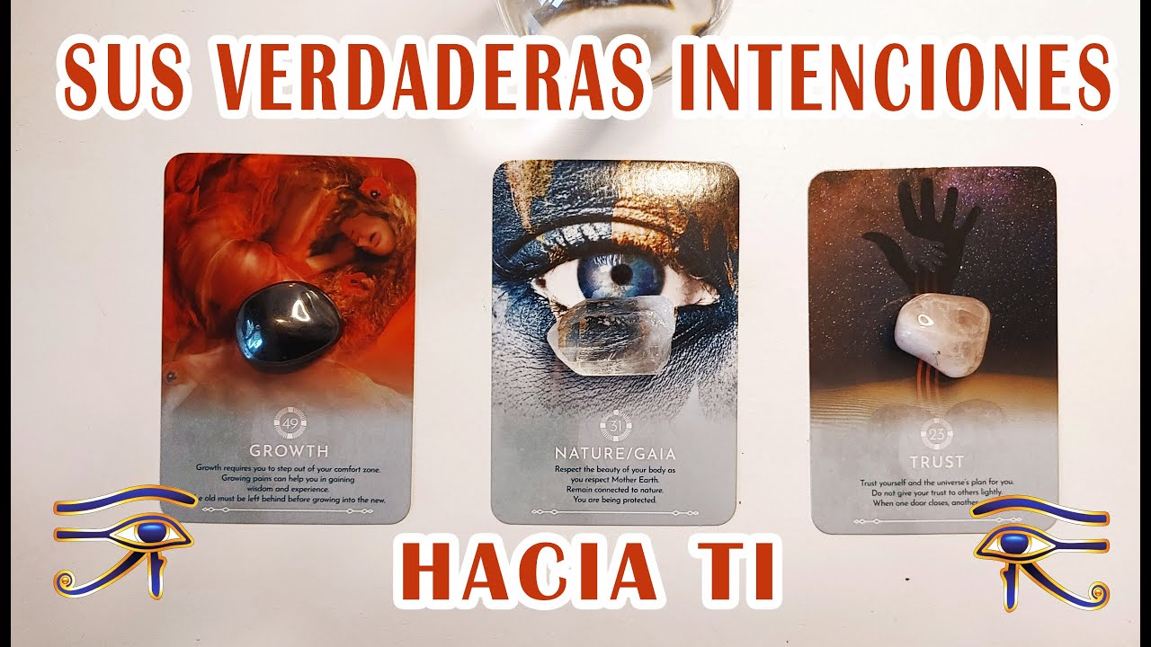 👁️¿CUÁLES SON SUS VERDADERAS INTENCIONES?💌🤫 ~Tarot Interactivo🔮~