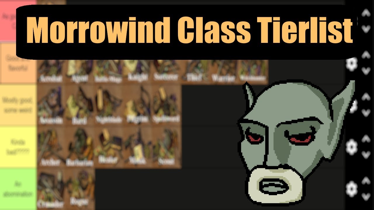 Morrowind Class Tierlist