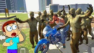 Indian Bikes Driving 3D - Car Showroom & Zombies update | Shiva and Kanzo Gameplay screenshot 5