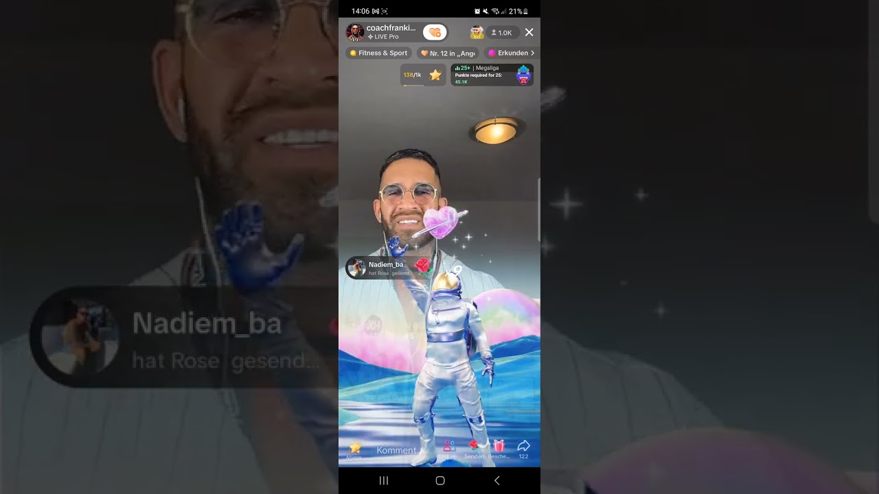 CoachFranki und Nadiem_ba zusammen live🤣 #tiktokvideo #viraltiktok #viralvideo #youtuber #viral