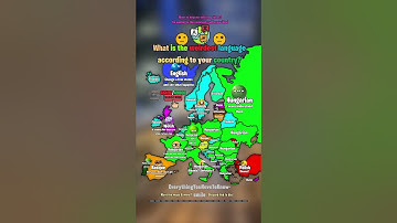 What is the weirdest language according to your country? 🗣️🈴 #shorts #map #europe