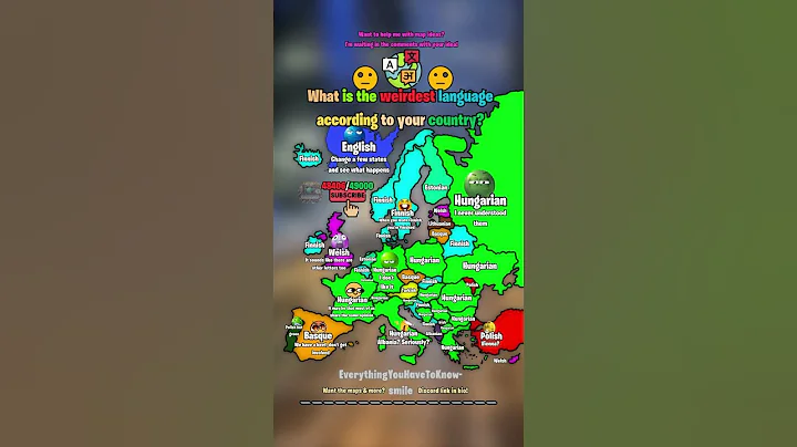 What is the weirdest language according to your country? 🗣️🈴 #shorts #map #europe