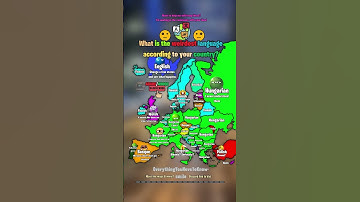 What is the weirdest language according to your country? 🗣️🈴 #shorts #map #europe