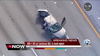 NB I-95 at Lantana Rd reopens