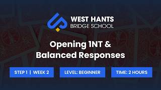 Opening 1NT and Balanced Responses - Beginner Bridge Lesson - Learn To Play Bridge Online