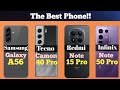 Don't Buy Before Watching!A56 vs Redmi vs Camon vs infinix Full Comparison 