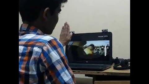 Controlling computer using python and ultrasonic sensor and arduino