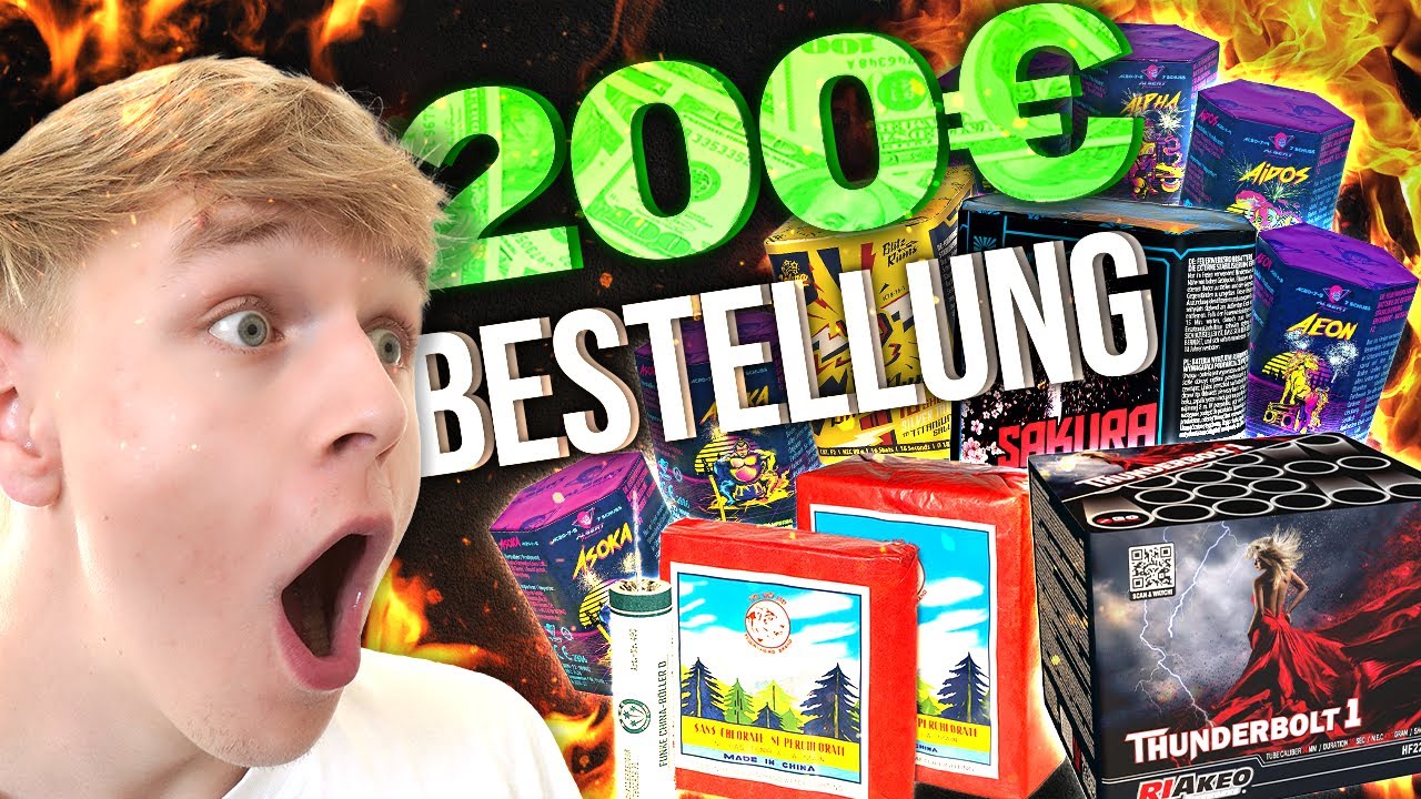 Wir können es nicht lassen😫🔥Silvester Bestellung bei Pyro In Germany