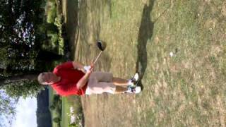 Jennings at hidden acres on the first hole.
