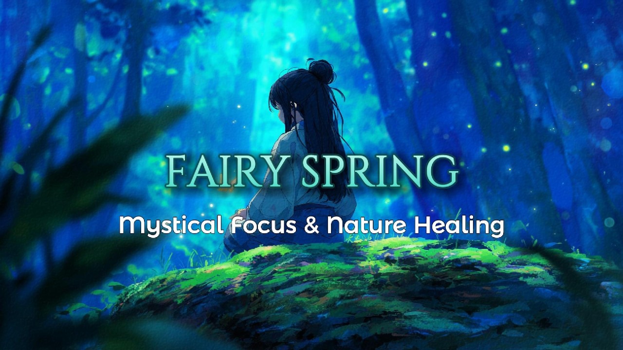 [RPG Ambience] The Fairy's Hidden Azure Spring | Deep Healing Music for Meditation & Sleep
