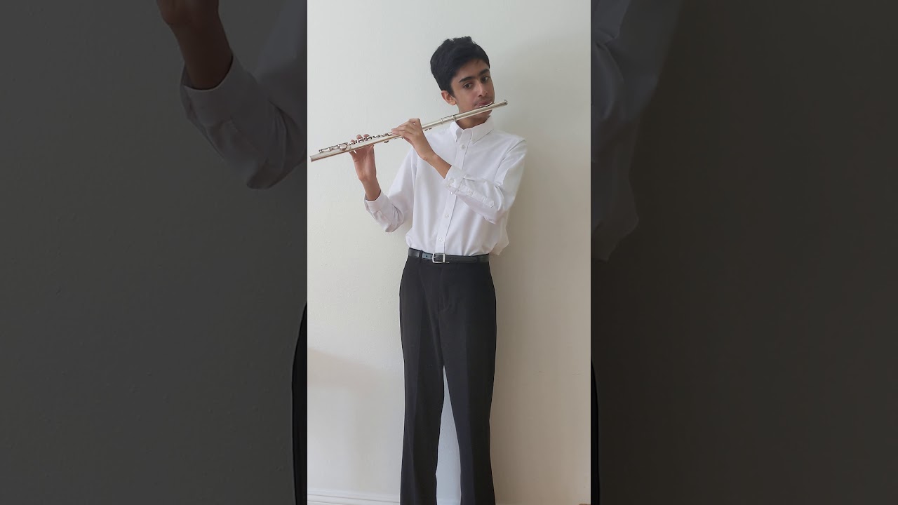 Ishaan Chandra flute performance, Apr 2020