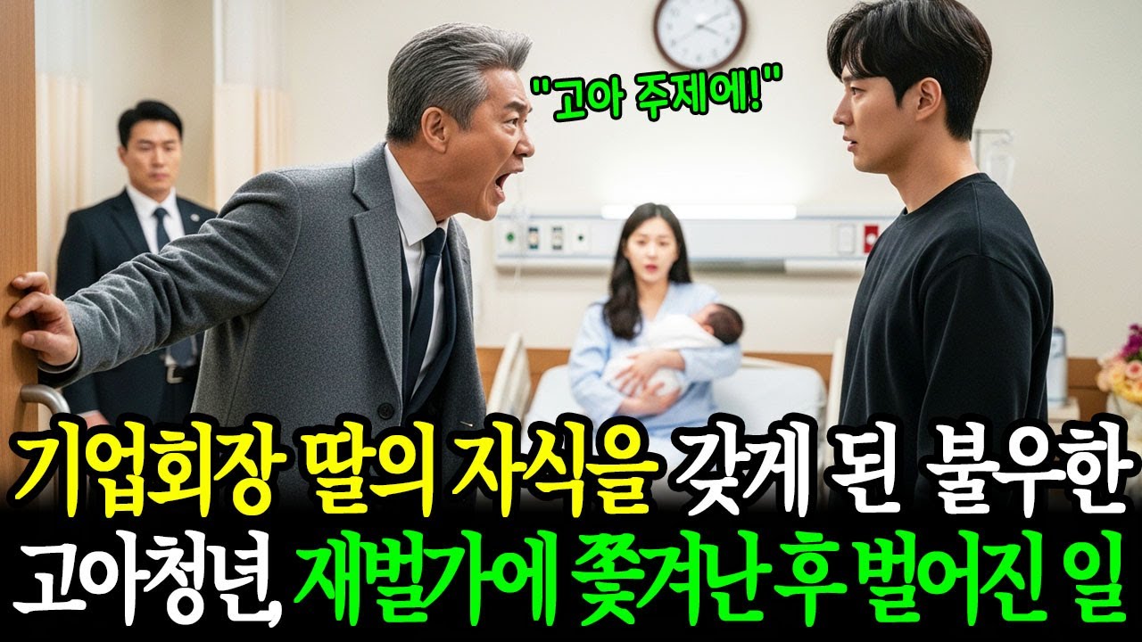 재벌회장 딸의 자식을 갖게된 고아청년, 재벌가에서 쫓겨난 후 벌어지는일